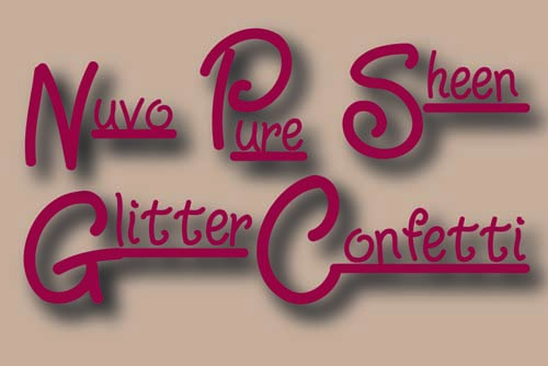 Nuvo Pure Sheen Glitter / Confetti